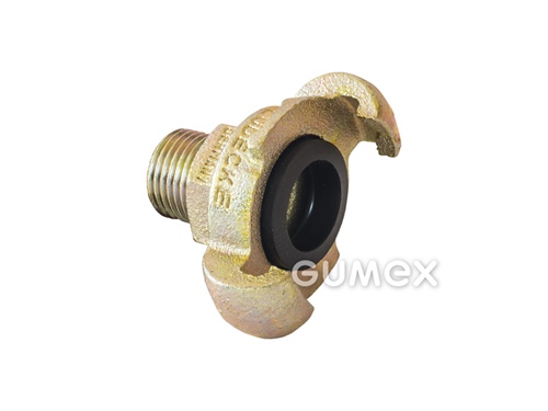 LÜDECKE Kupplung, Außengewinde G 1/2", 10bar, Dichtung Perbunan, Temperguss, 